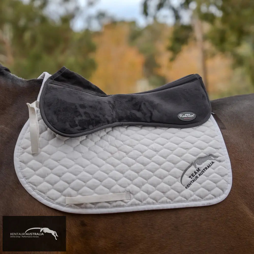 Kentaur Memory Foam Half Pad With Wither Cut Out - Jumping Cut - Saddle Pad