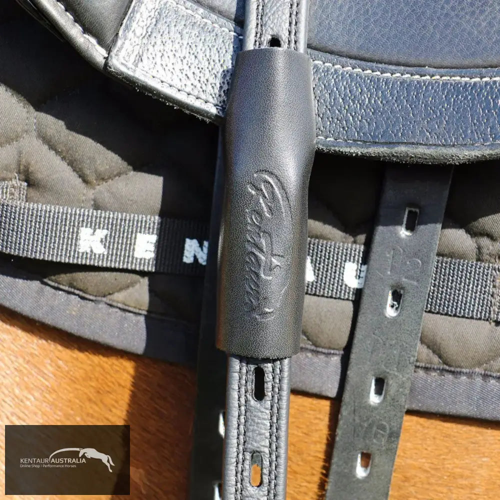 Kentaur Mono Stirrup Leathers Black / 60Cm Saddle Accessories