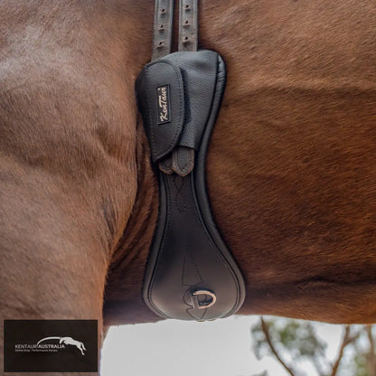 Kentaur ’Monza’ Leather Girth - Black / 75cm - Dressage Girth