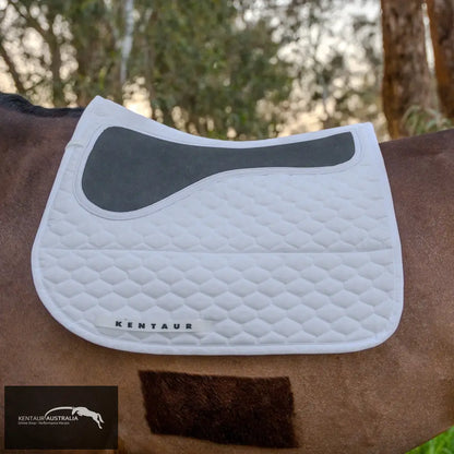Kentaur ‘Neo’ Non Slip Saddle Pad - White / Dressage - Saddle Pad
