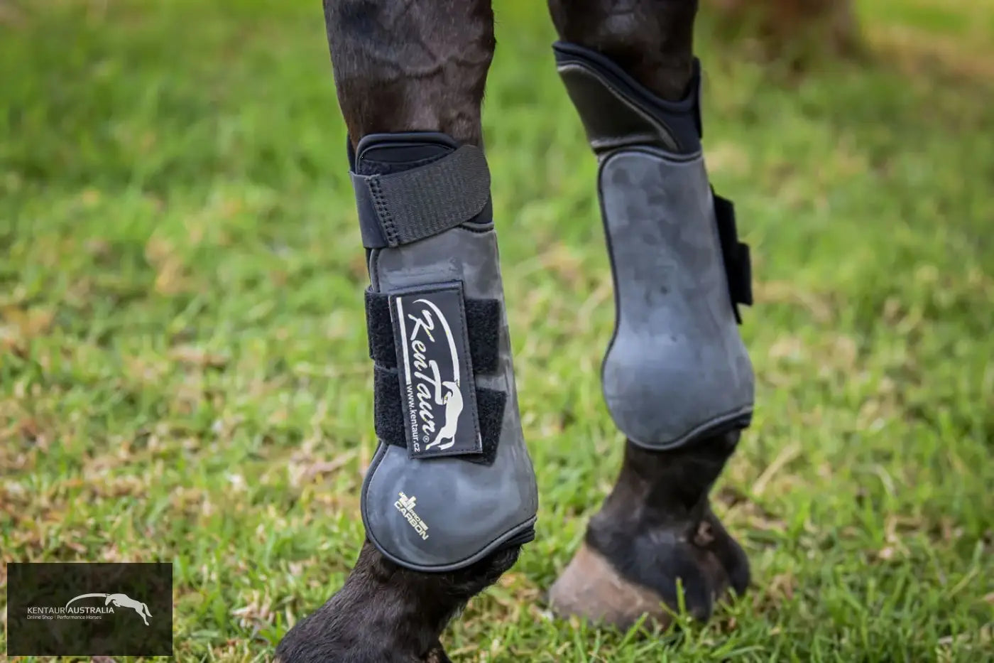 Kentaur ’Pro Carbon’ Front Jumping Boots with Knee Protection Jumping Boots