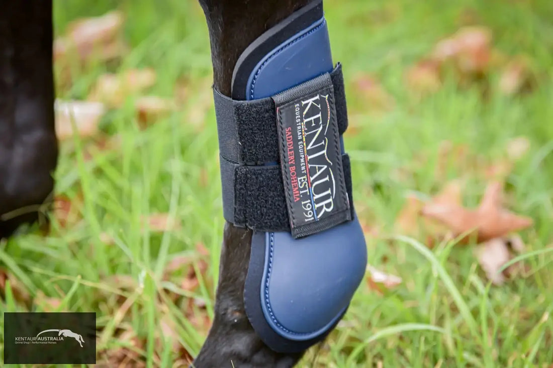 Kentaur ‘Profi’ Front Jumping Boots Navy / WB Jumping Boots