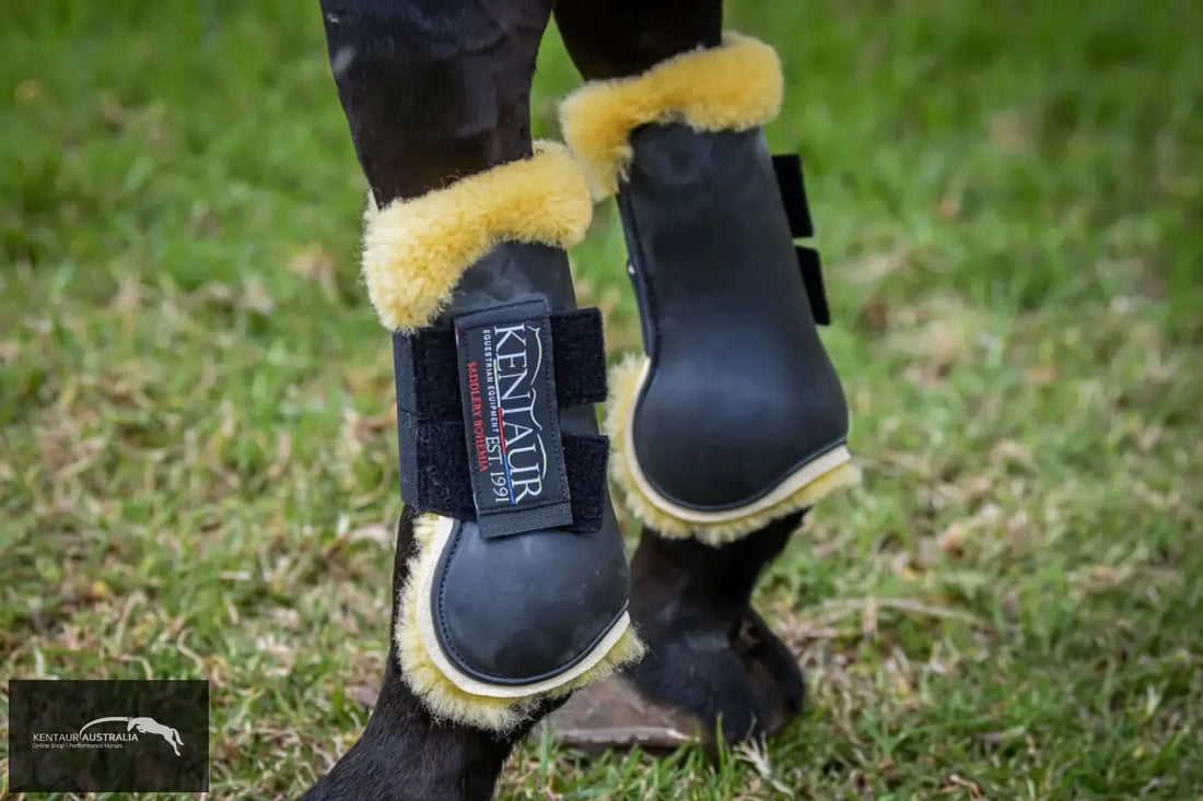 Kentaur ‘Profi’ Front Jumping Boots with Sheepskin Jumping Boots