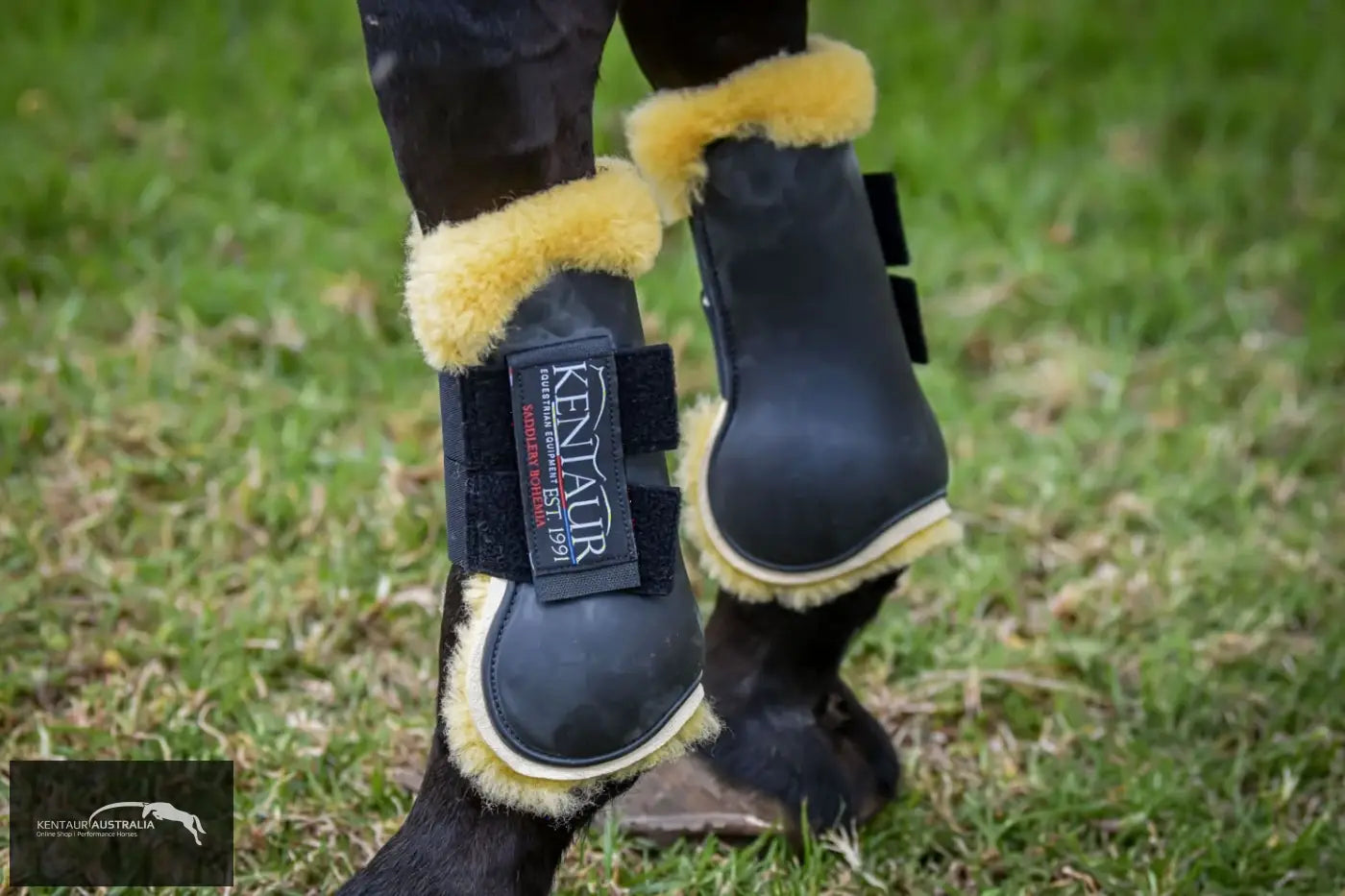 Kentaur ‘Profi’ Front Jumping Boots with Sheepskin Jumping Boots
