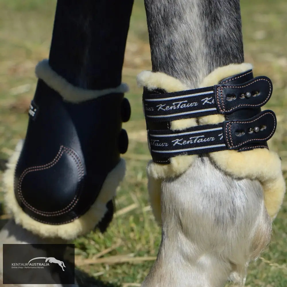 Kentaur Roma Hind Boot With Sheepskin Black / Full Jumping Boots