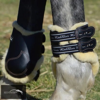 Kentaur Roma Hind Boot With Sheepskin Black / Full Jumping Boots