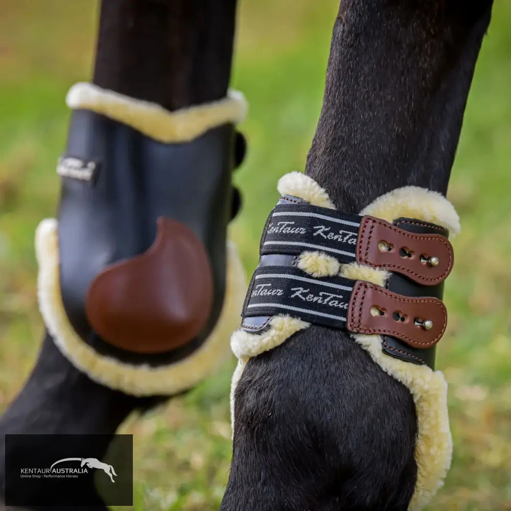 Kentaur ‘Roma’ Hind Boot with Sheepskin Jumping Boots