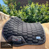 Kentaur Saddle Pad & Bonnet Set - Black / Jumping - Saddle Cloth