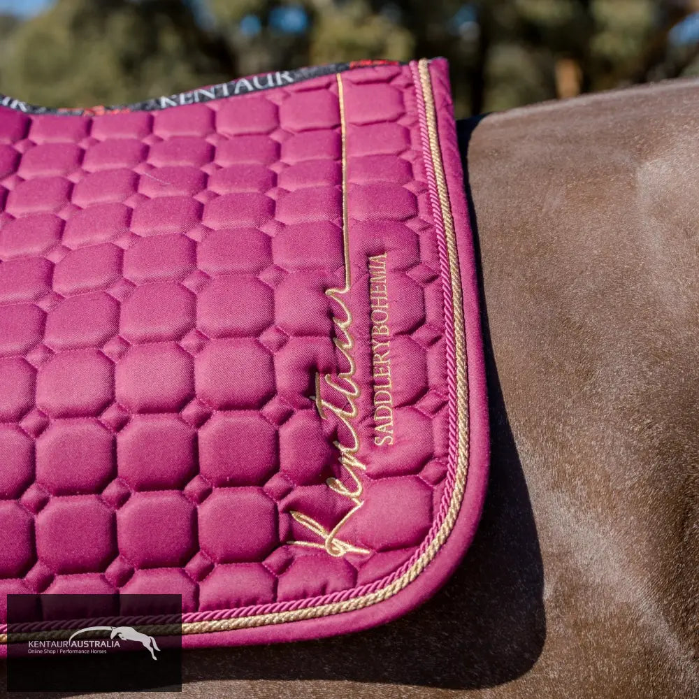 Kentaur Saddle Pad &amp; Bonnet Set Bohemia - Saddle Pad