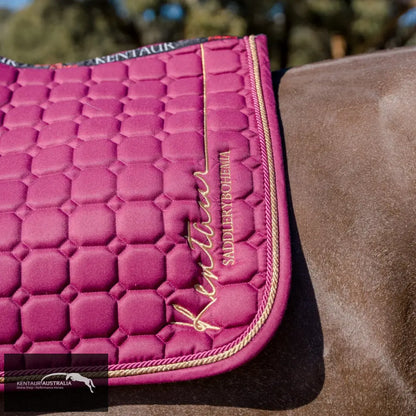 Kentaur Saddle Pad &amp; Bonnet Set Bohemia - Saddle Pad