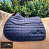 Kentaur Sheepskin Lined Saddle Pad - Navy / Jumping - Saddle Pad