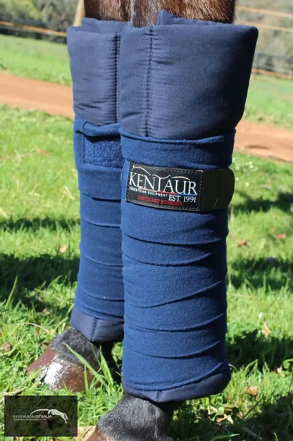 Kentaur Stable Bandage Pads Navy Bandages/ Underwraps