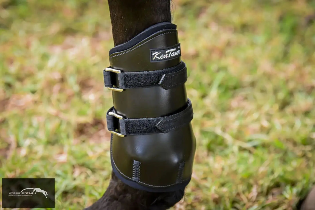 Kentaur Tall Leather Hind Pinch Boots Training Jumping Boots