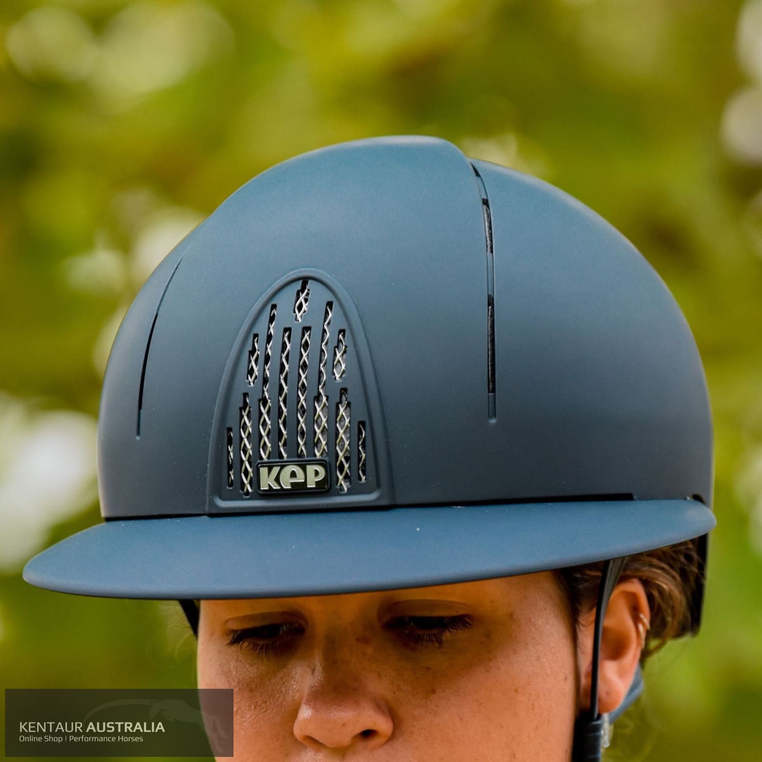 KEP ’Cromo Smart Polo Visor’ Helmet Navy / Large Shell Kep Helmets