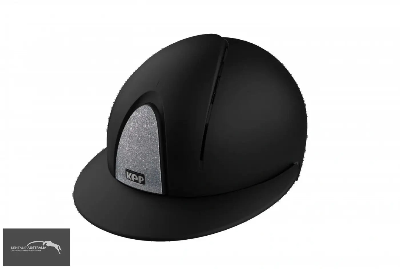 KEP ’Smart Nova’ Polo Visor Helmet - Black Star Silver / Matching / Medium Shell (51-58) - Kep Helmets