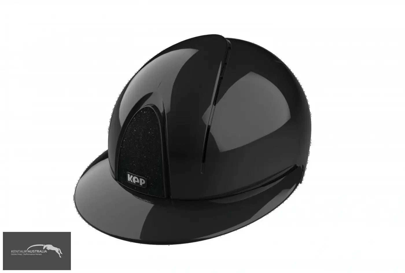 KEP ’Smart Nova’ Polo Visor Helmet - Metal Polish - Metal Polish Black Star / Beige / Medium Shell (51-58) - Kep Helmets