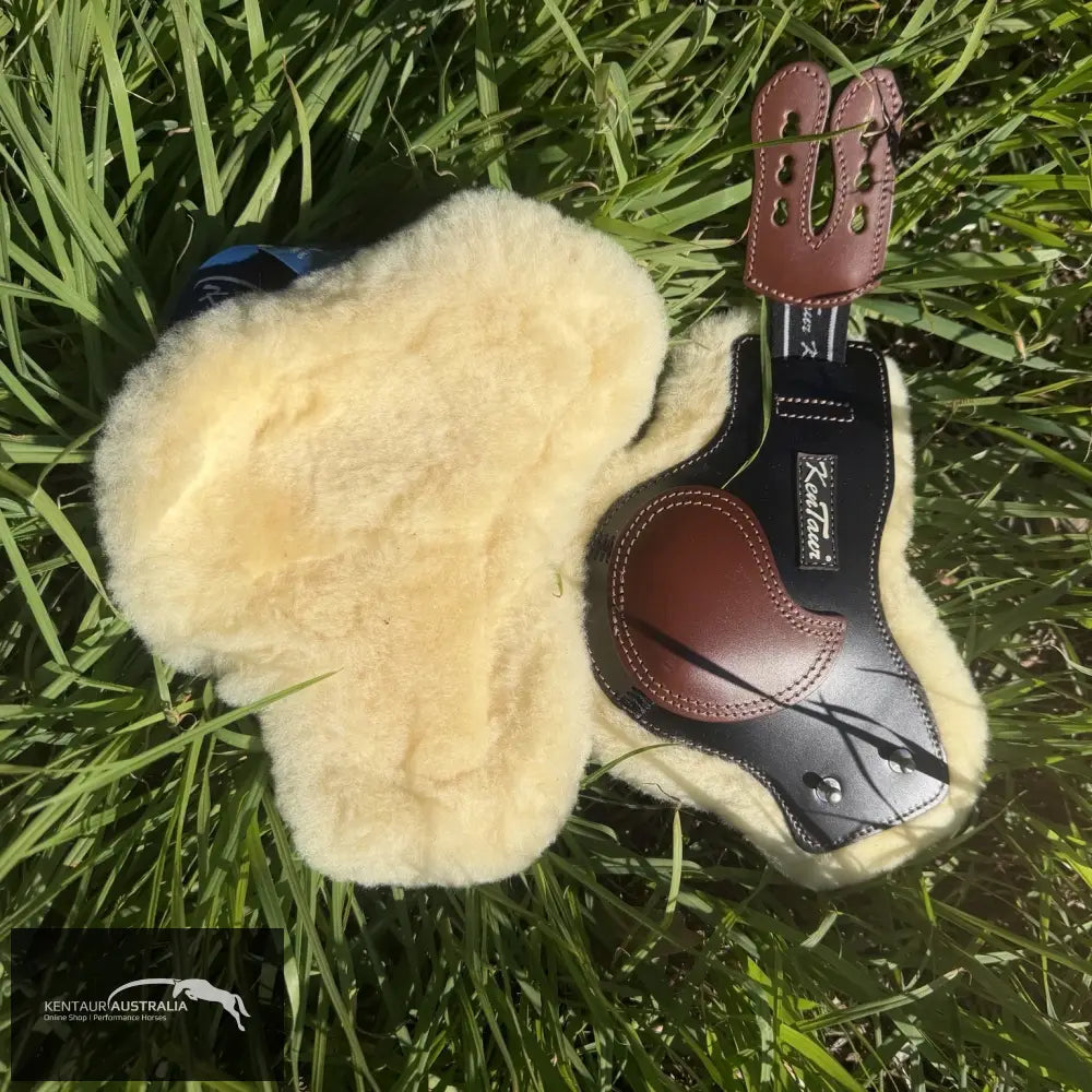NON FEI APPROVED HIND BOOTS - Roma Sheepskin/ Black Brown/ Pony - Jumping Boots