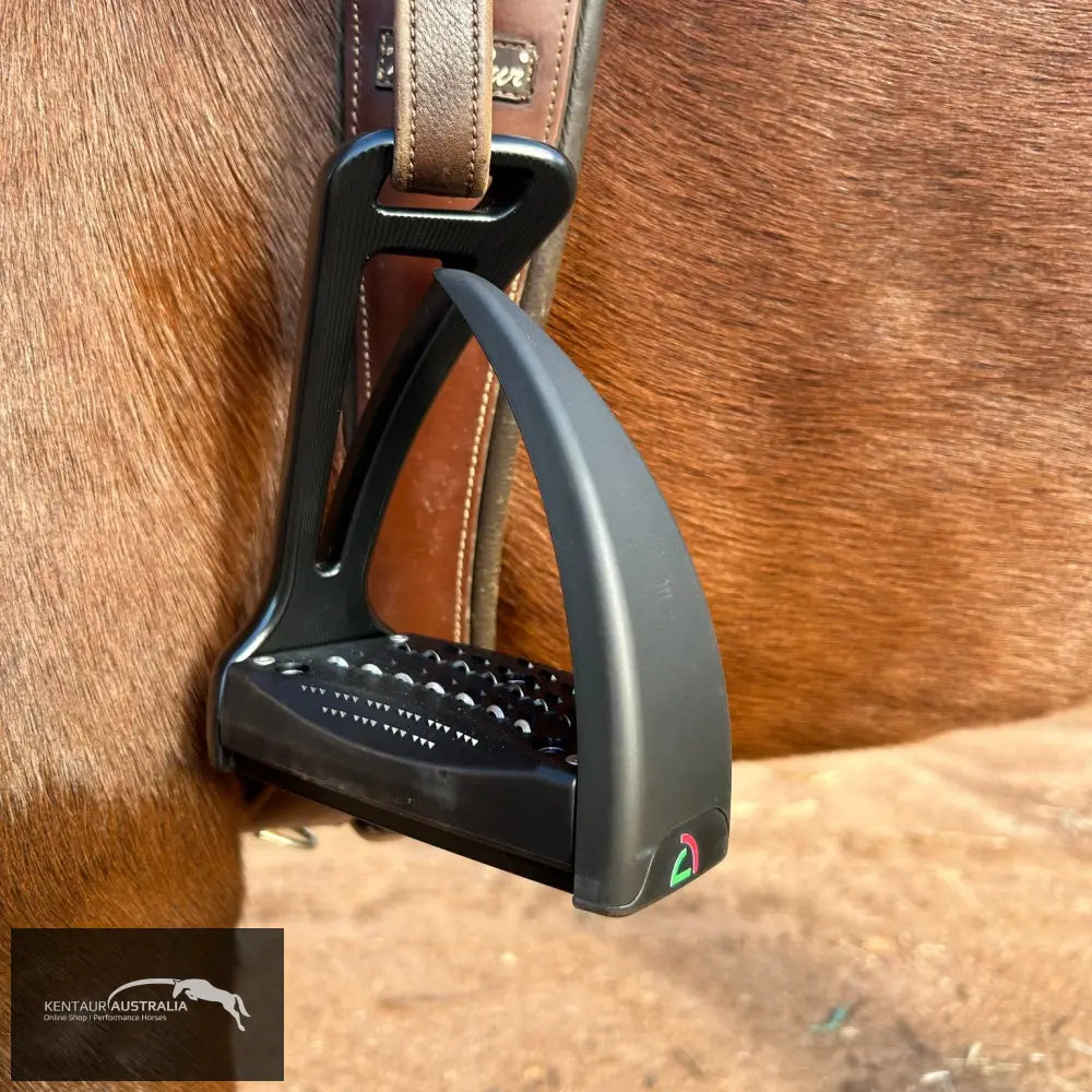 Safe Riding S2 Stirrups - Black Ink / Black Onyx - Saddle Accessories