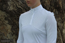 Load image into Gallery viewer, Cavalleria Toscana ’Crochet Jersey L/S’ Womens Competition Shirt Competition Shirt