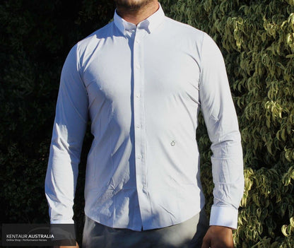 Cavalleria Toscana Guibert Mens Competition Shirt Grey (F009) / M Competition Shirt