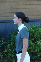 Load image into Gallery viewer, Cavalleria Toscana ’Jersey w/ Poplin Bib S/S’ Womens Competition Shirt Competition Shirt