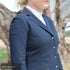 Cavalleria Toscana ’Lightweight Jersey Zip’ Womens Competition Jacket Navy (7901) / AU 8 Show Jackets