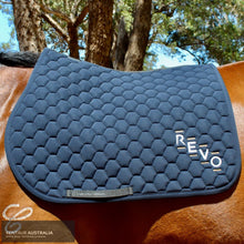 Load image into Gallery viewer, Cavalleria Toscana ’R-Evo Permier’ Jumping Saddle Pad Navy (7901) / Full Saddle Pad