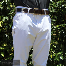 Load image into Gallery viewer, Cavalleria Toscana ’RS Regular Waist’ Mens Competition Breeches White (0001) / AU 32 Competition Breeches Men