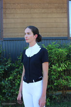 Load image into Gallery viewer, Cavalleria Toscana ’Scalloped Bib S/S’ Womens Competition Shirt Competition Shirt