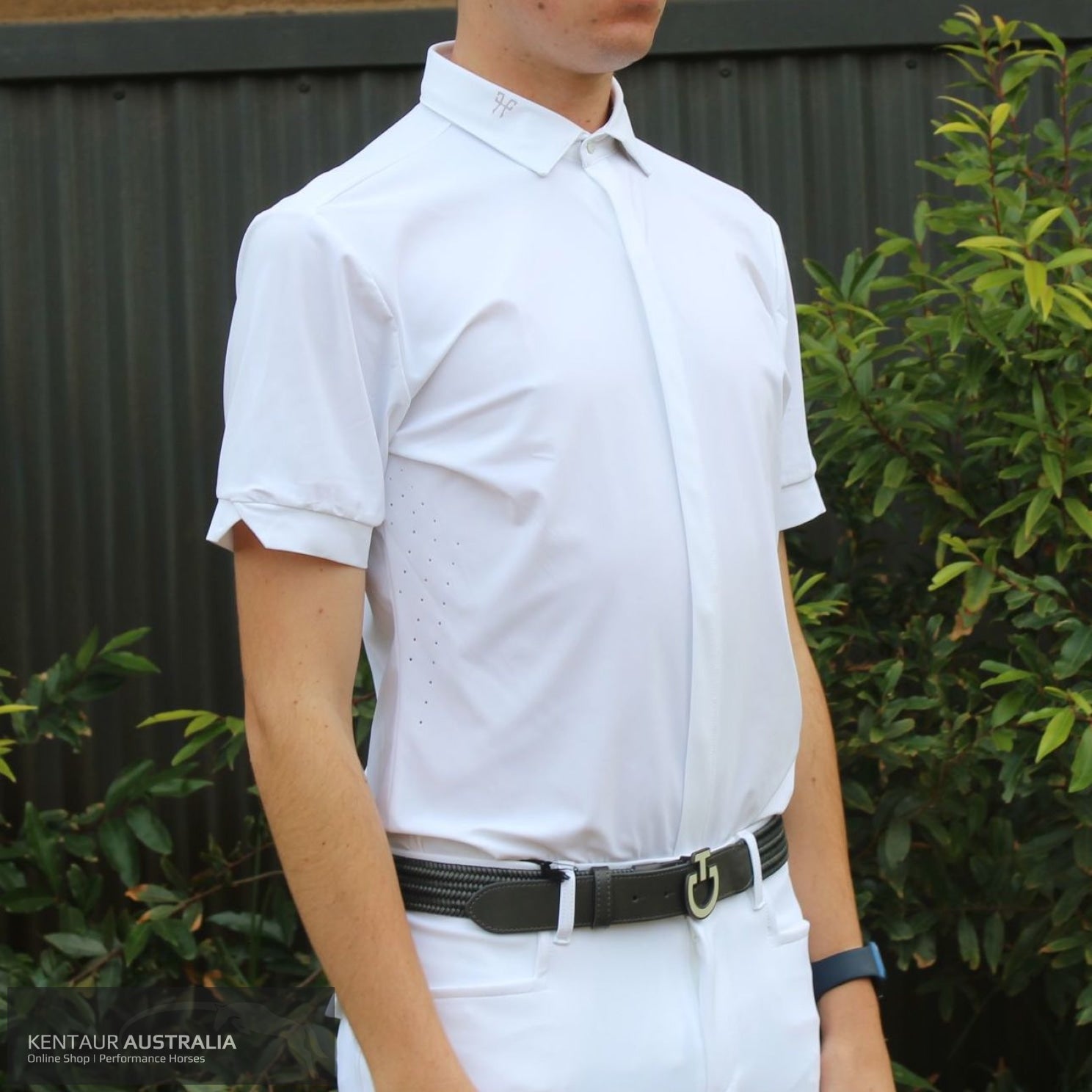Horse Pilot ’Aerolight S/S’ Mens Competition Shirt White / L Competition Shirt