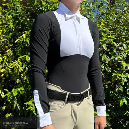 Horse Pilot ’Monica L/S’ Womens Competition Shirt Black / S Competition Shirt