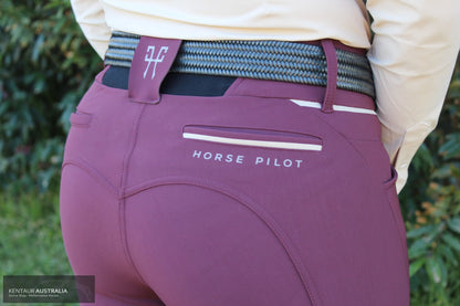 Horse Pilot ’X-Design’ Womens Casual Breeches Burgundy / AU 4 (XS) Casual Breeches