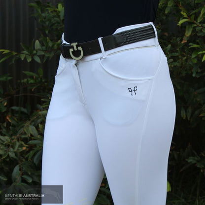 Horse Pilot ’X-Design’ Womens Competition Breeches White / AU 10 (L) Competition Breeches