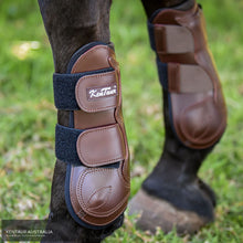 Load image into Gallery viewer, Kentaur ’Carmona’ Front Jump Boots Brown / Full Jumping Boots