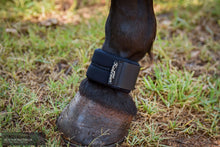 Load image into Gallery viewer, Kentaur Fetlock Belt Black Bell Boots