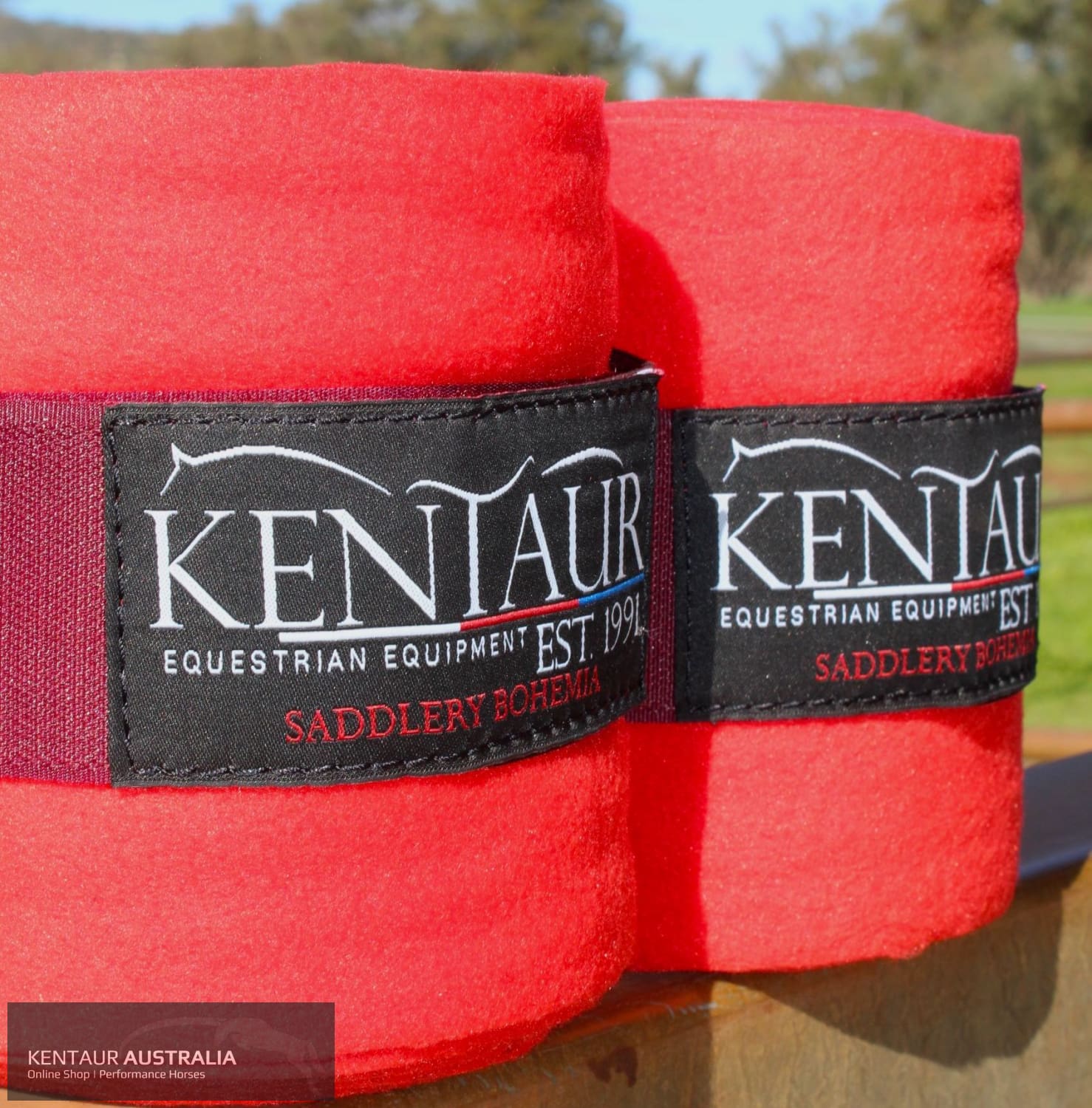 Kentaur ’Fleece’ Bandages Red Bandages/ Underwraps