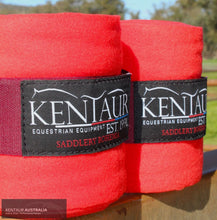 Load image into Gallery viewer, Kentaur ’Fleece’ Bandages Red Bandages/ Underwraps