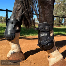 Load image into Gallery viewer, Kentaur ’Flicker 20cm’ Hind Boot Black / Full Jumping Boots