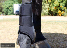 Load image into Gallery viewer, Kentaur Front Neoprene Boots Black / Full dressage boots