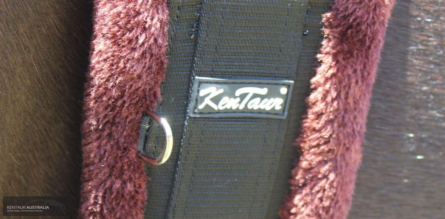 Kentaur Elastic Nylon Girth with Artificial Sheepskin jumping girths