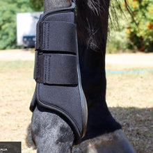 Load image into Gallery viewer, Kentaur Hind Neoprene Boots Black / Full dressage boots