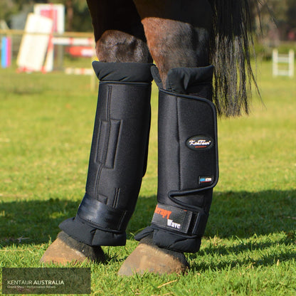 Kentaur Magnetic Therapy Wave Pro Hind Stable Boots Black / Full Stable Boots