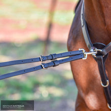 Load image into Gallery viewer, Kentaur Martingale Attachment Black Breastplates