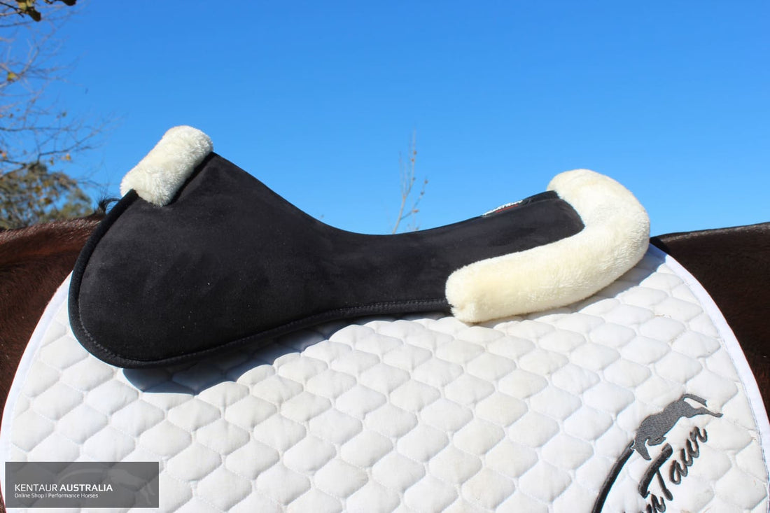 Kentaur Memory Foam Half Pad with Artificial Sheepskin Saddle Pad