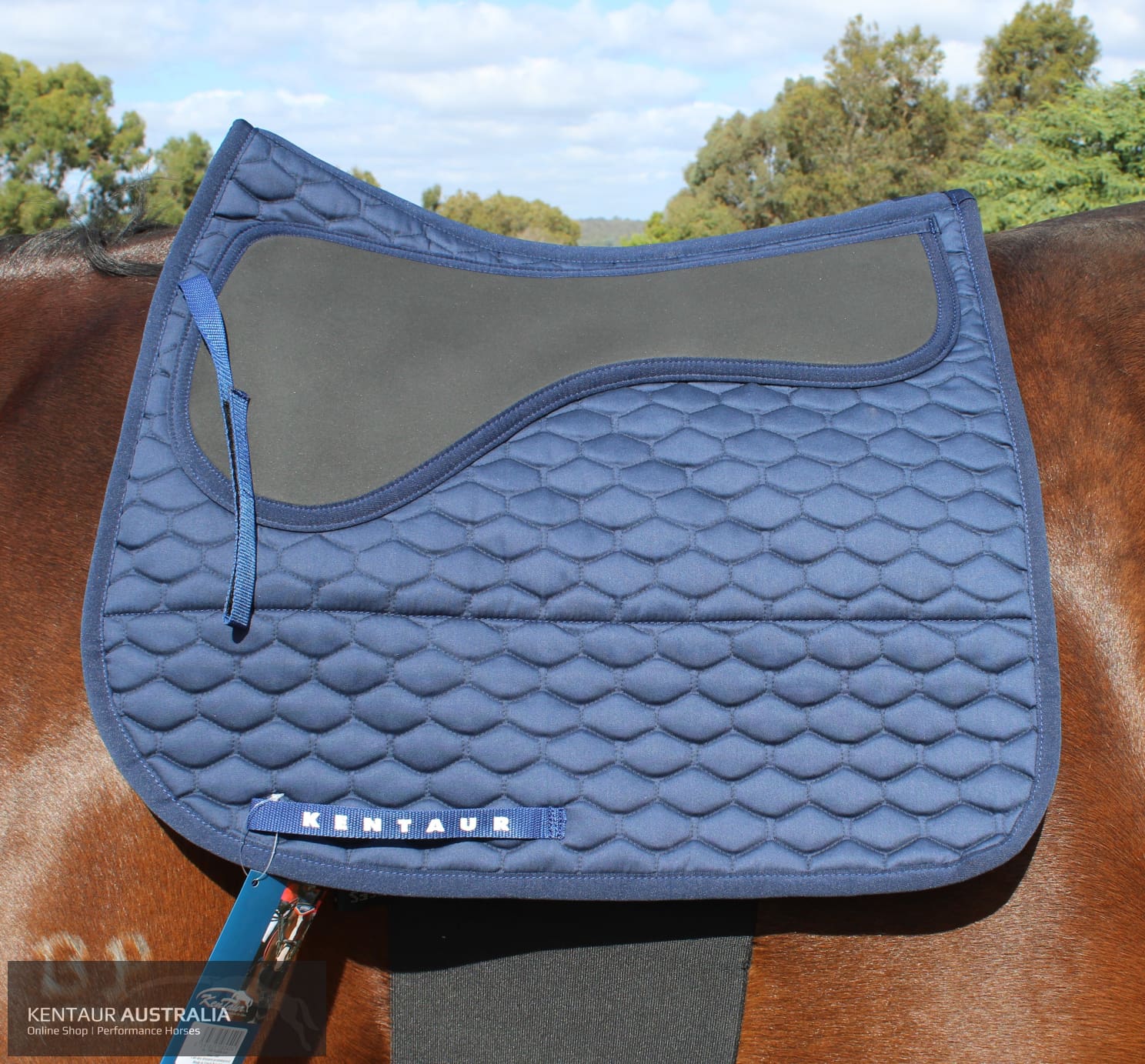 Kentaur Neo Non Slip Saddle Pad Navy / Dressage Saddle Pad