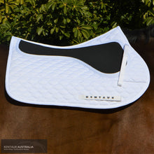 Load image into Gallery viewer, Kentaur Neo Non Slip Saddle Pad White / Jumping Saddle Pad
