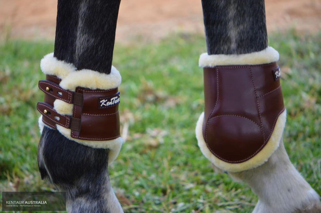 Kentaur Oxford Sheepskin Hind Show Jumping Boots Jumping Boots