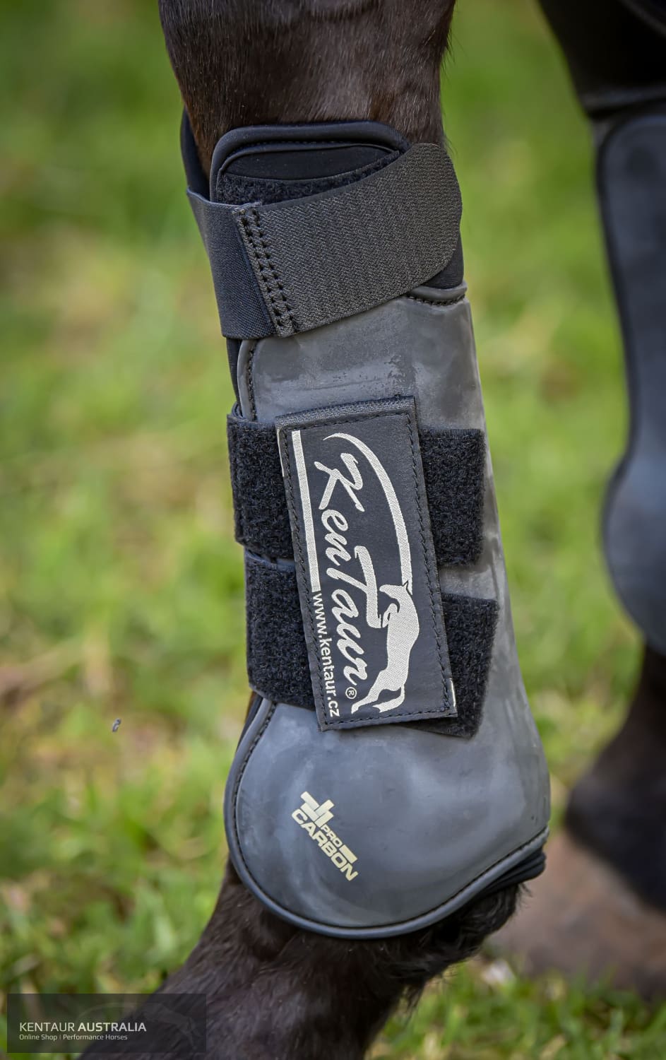 Kentaur ’Pro Carbon’ Front Jumping Boots with Knee Protection Jumping Boots