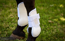 Load image into Gallery viewer, Kentaur ‘Profi-Tex’ Front Jumping Boots White / 3 (WB) Jumping Boots