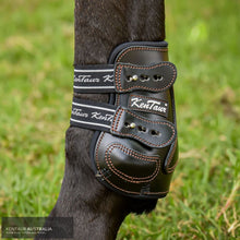 Load image into Gallery viewer, Kentaur ’Roma Flicker’ Hind Boots Black / Full Training Jumping Boots